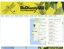 Tablet Screenshot of biodiversity4all.org